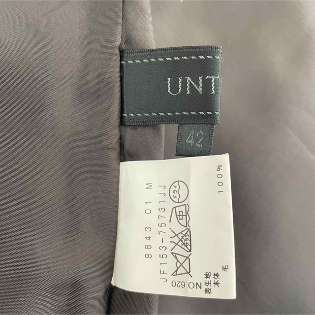 UNTITLED(アンタイトル)の【UNTITLED】ウールスカート　冬服お早めに！ レディースのスカート(ひざ丈スカート)の商品写真