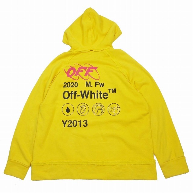 OFF-WHITE(オフホワイト)の19AW オフホワイト Y013 インダストリアル フーディー パーカー M メンズのトップス(パーカー)の商品写真