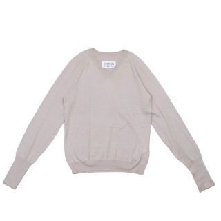 マルタンマルジェラ(Maison Martin Margiela)のMaison Margiela【Vネックコットンニット】(ニット/セーター)