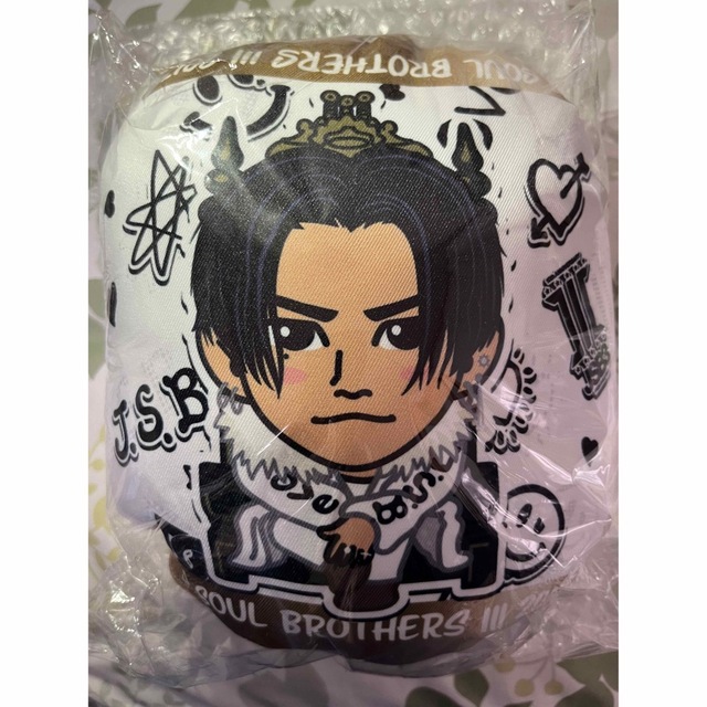 三代目 J Soul Brothers(サンダイメジェイソウルブラザーズ)の登坂広臣　ミニクッション エンタメ/ホビーのタレントグッズ(ミュージシャン)の商品写真