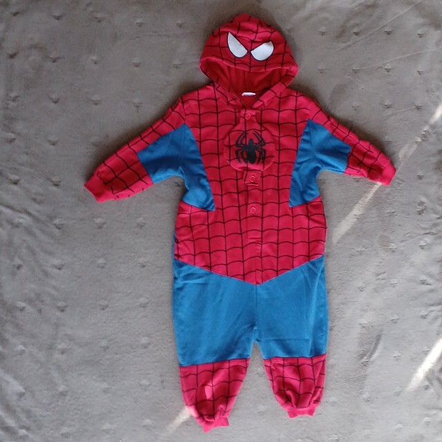 MARVEL(マーベル)のスパイダーマン　変身パジャマ120 キッズ/ベビー/マタニティのキッズ服男の子用(90cm~)(パジャマ)の商品写真