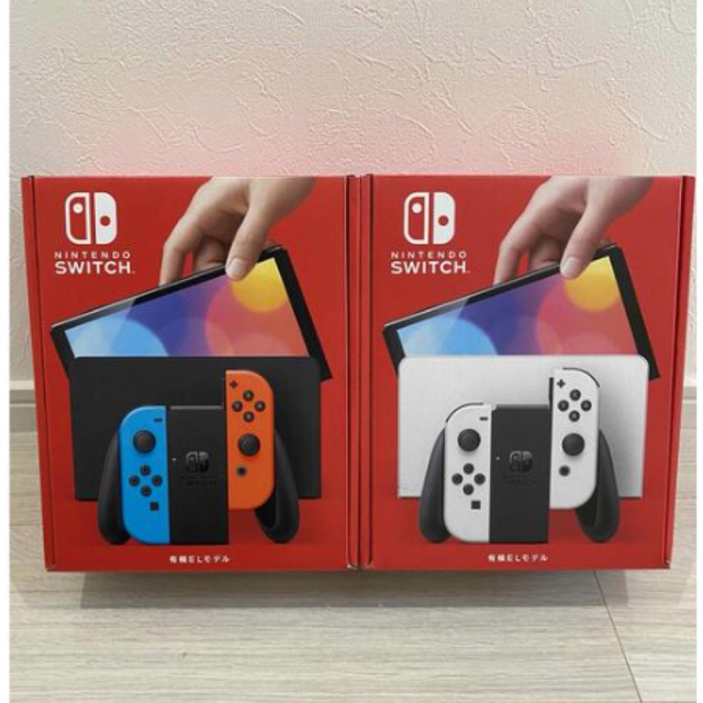 [本日のみ値引]ニンテンドースイッチ 有機ELモデル ホワイト とブラック　2台