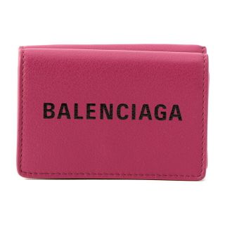 バレンシアガ(Balenciaga)の新品 バレンシアガ BALENCIAGA 3つ折り財布 エブリデイ フューシャピンク(財布)