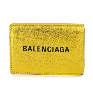 バレンシアガ(Balenciaga)の新品 バレンシアガ BALENCIAGA 3つ折り財布 エブリデイ ゴールド(財布)