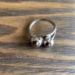 ●stainless 3ball ring S●金属アレルギー対応(リング(指輪))