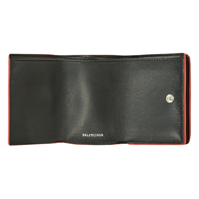 新品 バレンシアガ BALENCIAGA 3つ折り財布 エブリデイ ルージュ