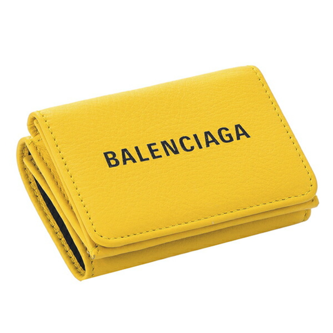 Balenciaga(バレンシアガ)の新品 バレンシアガ BALENCIAGA 3つ折り財布 エブリデイ イエロー 黄 レディースのファッション小物(財布)の商品写真