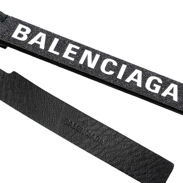 Balenciaga(バレンシアガ)の新品 バレンシアガ BALENCIAGA キーホルダー エブリデイ グリッター ノワール レディースのファッション小物(キーホルダー)の商品写真
