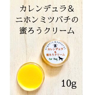 犬の肉球用 畑の天然素材 カレンデュラ蜜ろうクリーム10g(犬)