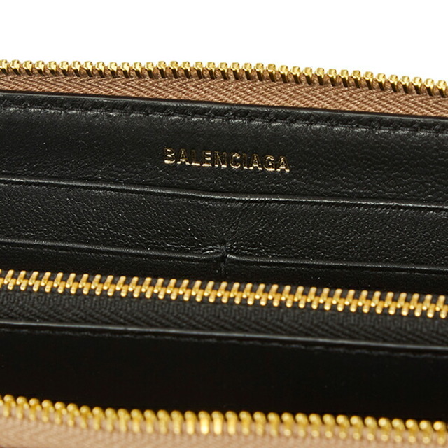 新品 バレンシアガ BALENCIAGA 長財布 ヴィル ヌードベージュ/ホワイト