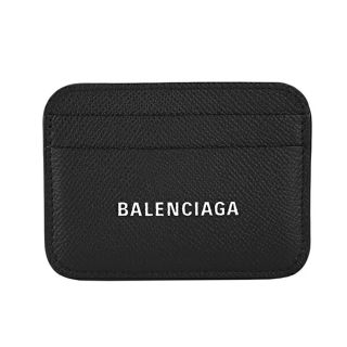 バレンシアガ(Balenciaga)の新品 バレンシアガ BALENCIAGA カードケース エブリデイ ノワール/エルブラン(名刺入れ/定期入れ)