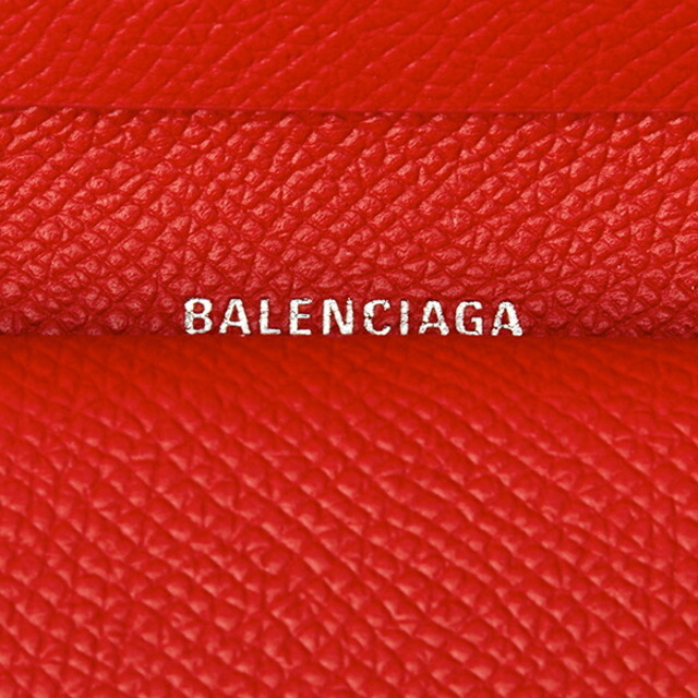 新品 バレンシアガ BALENCIAGA 2つ折り財布 キャッシュ クラシックレッド