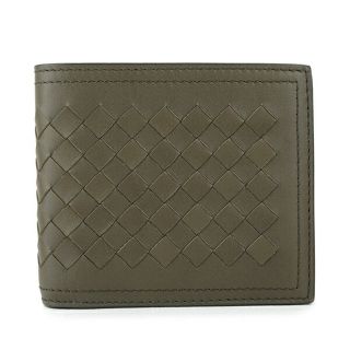 ボッテガヴェネタ(Bottega Veneta)の新品 ボッテガヴェネタ BOTTEGA VENETA 2つ折り財布 バイフォールド オリーブグリーン(折り財布)