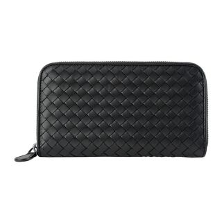 ボッテガヴェネタ(Bottega Veneta)の新品 ボッテガヴェネタ BOTTEGA VENETA 長財布 ジップアラウンドウォレット ネロ(長財布)