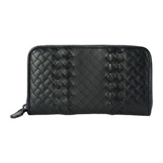 ボッテガヴェネタ(Bottega Veneta)の新品 ボッテガヴェネタ BOTTEGA VENETA 長財布 ジップアラウンドウォレット ネロ(長財布)