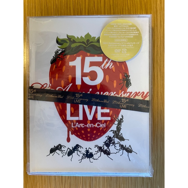 L'Arc～en～Ciel(ラルクアンシエル)の15th L'Anniversary LIVE 初回限定 ポストカード付き エンタメ/ホビーのDVD/ブルーレイ(ミュージック)の商品写真