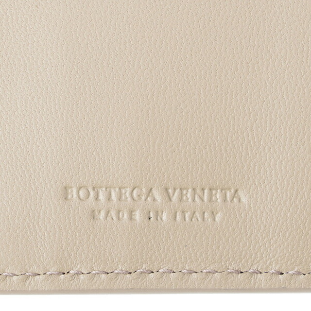 Bottega Veneta(ボッテガヴェネタ)の新品 ボッテガヴェネタ BOTTEGA VENETA 2つ折り財布 ミニウォレット ライムストーン メンズのファッション小物(折り財布)の商品写真