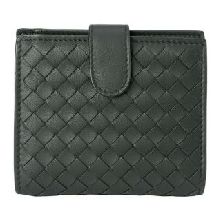 ボッテガヴェネタ(Bottega Veneta)の新品 ボッテガヴェネタ BOTTEGA VENETA 2つ折り財布 ミニウォレット ダークモス(折り財布)