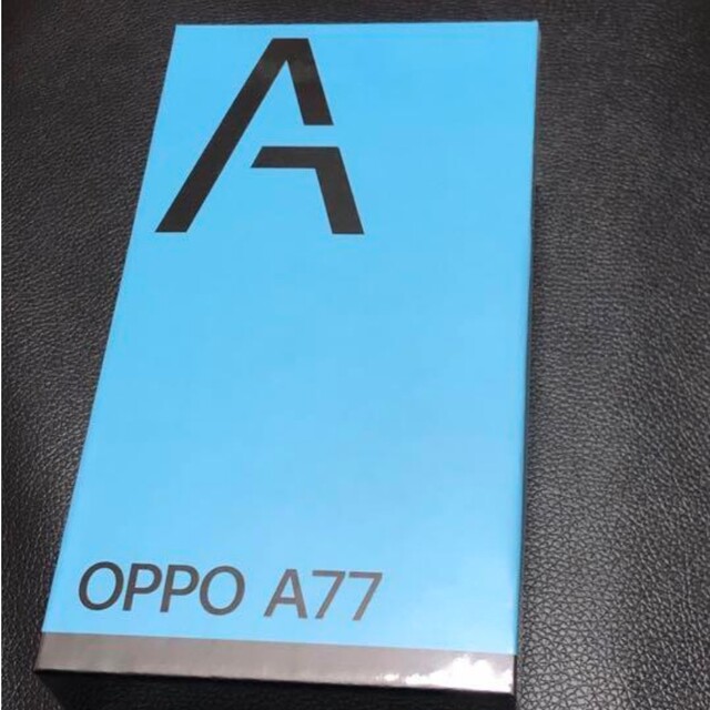 【新品未開封】OPPO A77 128GB ブルー SIMフリー