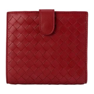 ボッテガヴェネタ(Bottega Veneta)の新品 ボッテガヴェネタ BOTTEGA VENETA 2つ折り財布 バイフォールド バカラローズ(折り財布)