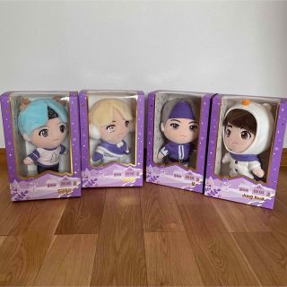 ボウダンショウネンダン(防弾少年団(BTS))の【新品未開封】TinyTAN  ぬいぐるみ　4点セット(キャラクターグッズ)