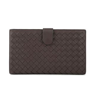 ボッテガヴェネタ(Bottega Veneta)の新品 ボッテガヴェネタ BOTTEGA VENETA 2つ折り財布 フレンチウォレット エバノ(折り財布)