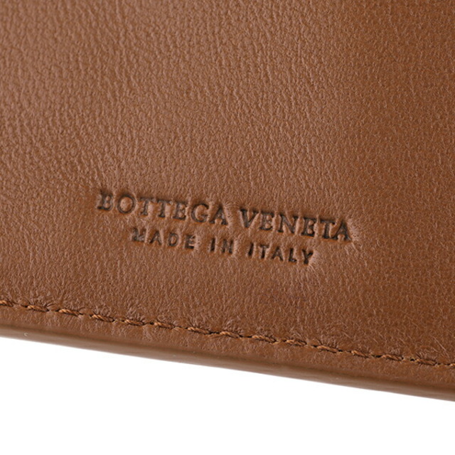 Bottega Veneta(ボッテガヴェネタ)の新品 ボッテガヴェネタ BOTTEGA VENETA 2つ折り財布 フレンチウォレット ブラウン メンズのファッション小物(折り財布)の商品写真