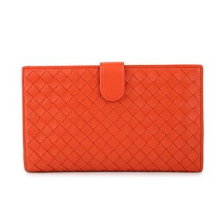 ボッテガヴェネタ(Bottega Veneta)の新品 ボッテガヴェネタ BOTTEGA VENETA 2つ折り財布 フレンチウォレット ポピー(折り財布)