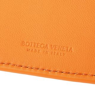 新品 ボッテガヴェネタ BOTTEGA VENETA 2つ折り財布 フレンチウォレット パンプキン