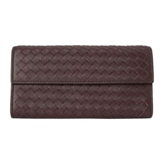 ボッテガヴェネタ(Bottega Veneta)の新品 ボッテガヴェネタ BOTTEGA VENETA 長財布 コンチネンタル ダークバローロ(長財布)