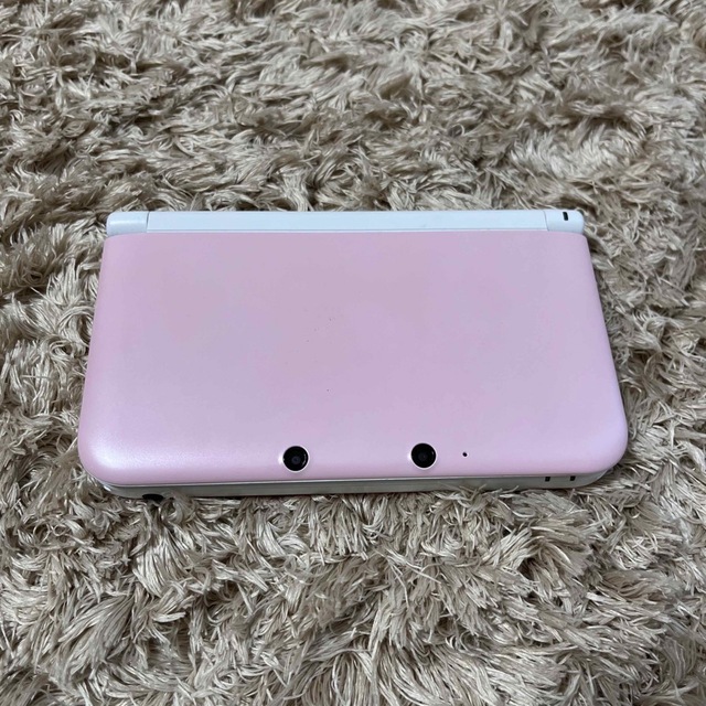 ニンテンドー3DS(ニンテンドー3DS)のニンテンドー3DS LL ピンク×ホワイト エンタメ/ホビーのゲームソフト/ゲーム機本体(携帯用ゲーム機本体)の商品写真