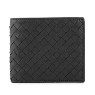 ボッテガヴェネタ(Bottega Veneta)の新品 ボッテガヴェネタ BOTTEGA VENETA 2つ折り財布 バイフォールドウォレット ネロ(折り財布)