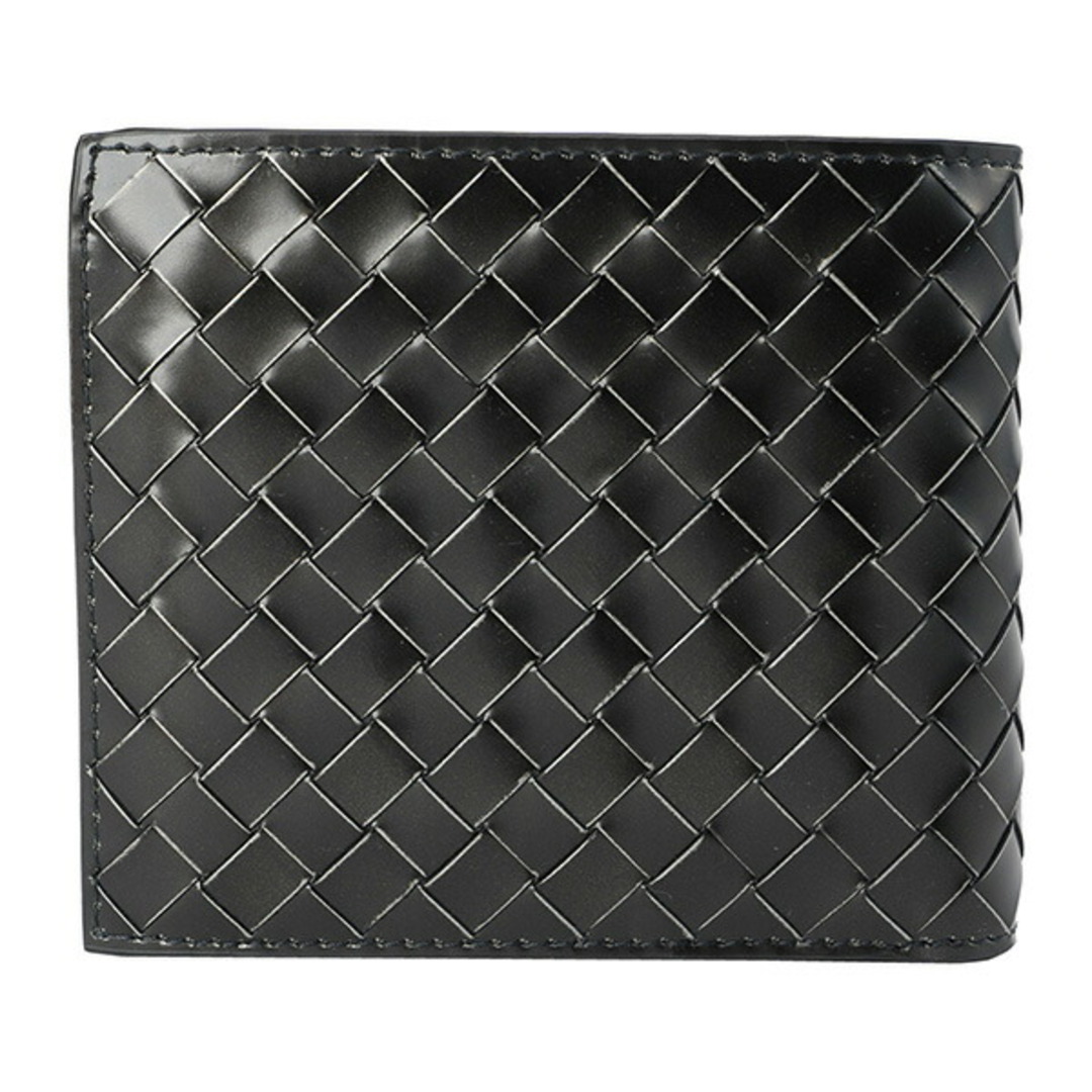 Bottega Veneta(ボッテガヴェネタ)の新品 ボッテガヴェネタ BOTTEGA VENETA 2つ折り財布 バイフォールドウォレット ネロ メンズのファッション小物(折り財布)の商品写真