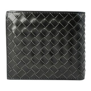 ボッテガヴェネタ(Bottega Veneta)の新品 ボッテガヴェネタ BOTTEGA VENETA 2つ折り財布 バイフォールドウォレット ネロ(折り財布)