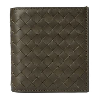 ボッテガヴェネタ(Bottega Veneta)の新品 ボッテガヴェネタ BOTTEGA VENETA 2つ折り財布 バイフォールドウォレット カーキ(折り財布)