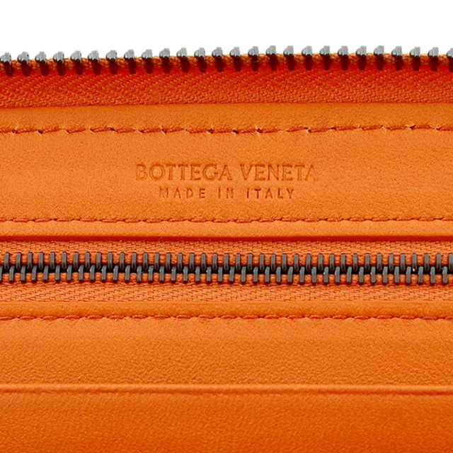 新品 ボッテガヴェネタ BOTTEGA VENETA 長財布 ジップアラウンドウォレット オレンジ