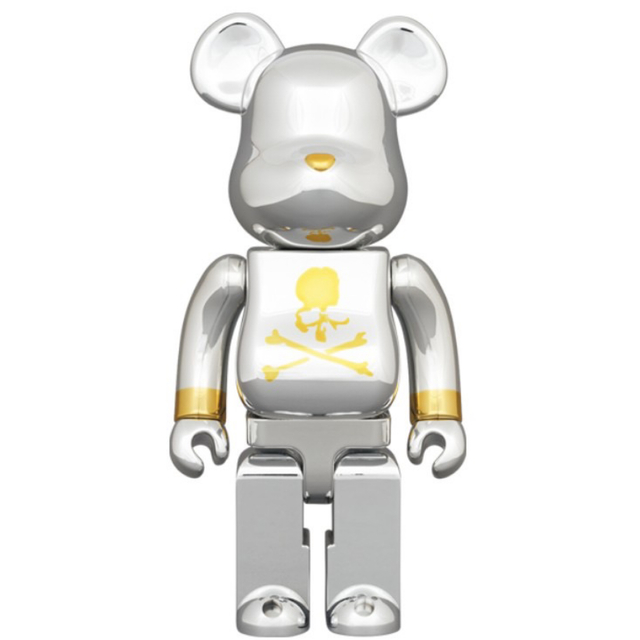 BE@RBRICK(ベアブリック)のBE@RBRICK mastermind JAPAN SILVER 1000％ エンタメ/ホビーのフィギュア(その他)の商品写真