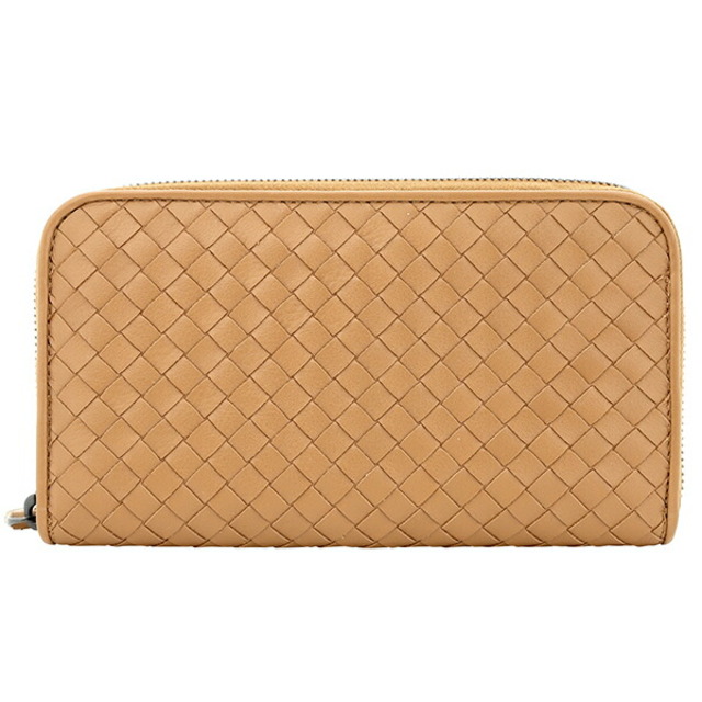 Bottega Veneta(ボッテガヴェネタ)の新品 ボッテガヴェネタ BOTTEGA VENETA 長財布 ジップアラウンドウォレット ブラウン メンズのファッション小物(長財布)の商品写真