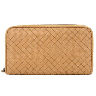 ボッテガヴェネタ(Bottega Veneta)の新品 ボッテガヴェネタ BOTTEGA VENETA 長財布 ジップアラウンドウォレット ブラウン(長財布)