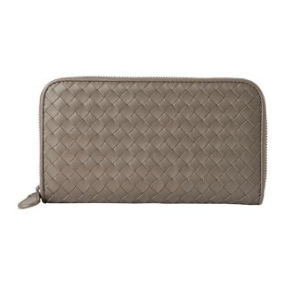 ボッテガヴェネタ(Bottega Veneta)の新品 ボッテガヴェネタ BOTTEGA VENETA 長財布 ジップアラウンド スティール(長財布)