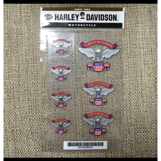 ハーレーダビッドソン(Harley Davidson)のハーレーダビッドソン　ステッカー　8枚セット(ステッカー)