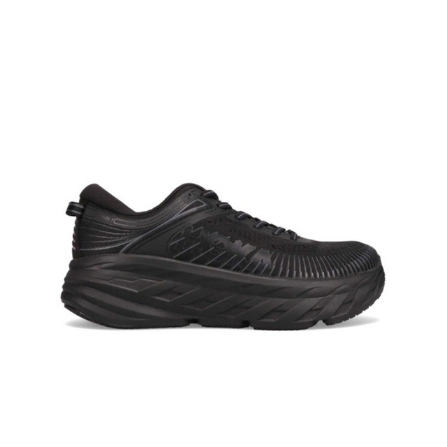 HOKA ONE ONE(ホカオネオネ)の25.0 HOKA ONEONE BONDI 7  ワイド BLACK 正規品 メンズの靴/シューズ(スニーカー)の商品写真