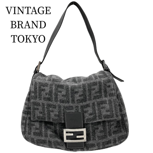 FENDI フェンディ マンマバケット オールレザー せせこましい 黒 FENDI フェンディ マンマバケット オールレザー せせこましい 黒