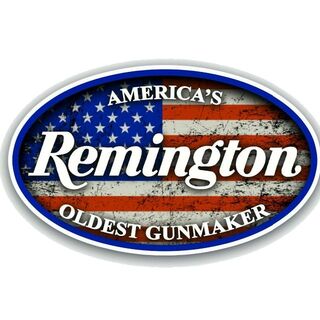 レミントン Remington デカール ステッカー 耐水仕様 カラー100mm(カスタムパーツ)