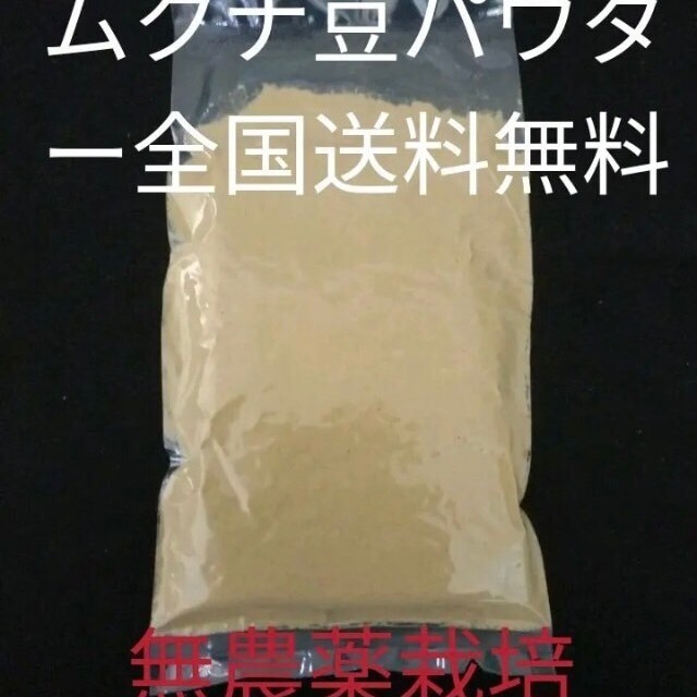 岡山県産令和3年製ムクナ豆焙煎微細パウダー100g⭕無農薬栽培 食品/飲料/酒の加工食品(豆腐/豆製品)の商品写真