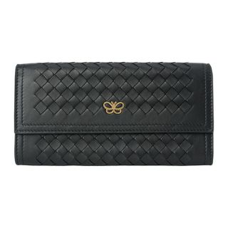 ボッテガヴェネタ(Bottega Veneta)の新品 ボッテガヴェネタ BOTTEGA VENETA 長財布 コンチネンタル ネロ/デコローズ(財布)