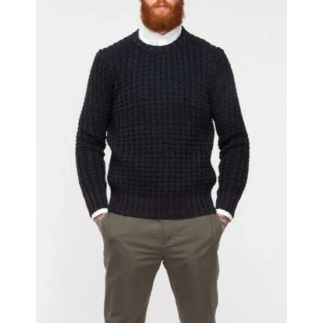 SNS Herning wool sweater dark blue - L