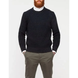 SNS Herning wool sweater dark blue - L(ニット/セーター)