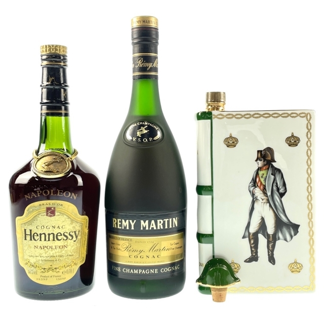 3本 Hennessy REMY MARTIN CAMUS コニャック 【メーカー直売