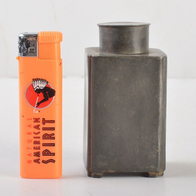 煎茶道具 古錫 茶壷 茶心壷 約110g 在銘 M R5183 煎茶道具 古錫 茶壷 茶心壷 約110g 在銘 M R5183